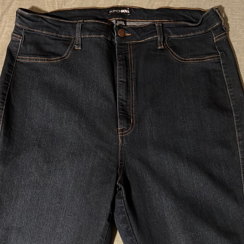 Dark Blue Skinny Fashion Nova Stretch Jeans